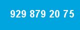 929 879 20 75 929 879 20 75